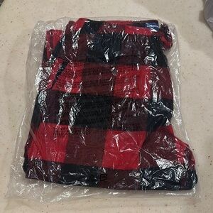 Old Navy Red and Black Checkered Pajama Pants